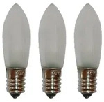 Hellum LED Riffelkerze 12V 0,1W E10 830 matt 3er Pack