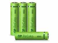 GP Micro AAA Akku Batterie ReCyko LR03 1,2V wiederaufladbar 4er-Blister