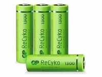 GP Mignon AA Akku-Batterie ReCyko LR06 1,2V wiederaufladbar 4er-Blister