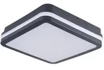 Kanlux graphitfarbene LED Deckenleuchte BENO 18W 830 NODIM eckig