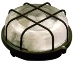 M&uuml;ller-Licht schwarze Bulkhead Wand-Deckenleuchte BASIC ROUND &Oslash;208mm