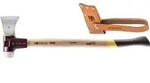 HALDER SIMPLEX Spaltaxt &Oslash; 50 mm Superplastik mit Lederschneidschutz und