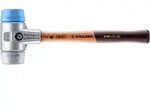 HALDER SIMPLEX Schonhammer &Oslash; 60 mm TPE soft blau / TPE mid grau | Gravur m&ouml;glich