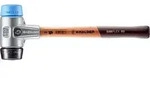 HALDER SIMPLEX Schonhammer &Oslash; 50 mm TPE-soft blau / Gummi schwarz mit