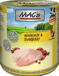 MAC's - Dog - H&uuml;hnchen & Cranberry | 6 x 800 g, Grundpreis: &euro; 3,56 / kg