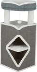 TRIXIE Cat Tower Arma, grau/wei&szlig; | 98 cm