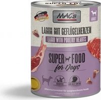 MAC's - Dog - Lamm & Gefl&uuml;gelherzen | 6 x 800 g, Grundpreis: &euro; 4,01 / kg