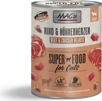 MAC's - Cat - Rind & H&uuml;hnerherzen | 6 x 800 g, Grundpreis: &euro; 3,55 / kg