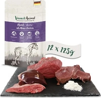 Venandi Animal - Pferd als Monoprotein | 12 x 125 g, Grundpreis: &euro; 17,99 / kg