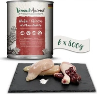 Venandi Animal - Huhn als Monoprotein | 6 x 800 g, Grundpreis: &euro; 5,18 / kg