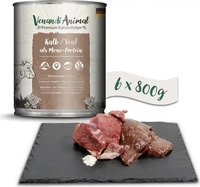 Venandi Animal - Kalb als Monoprotein | 6 x 800 g, Grundpreis: &euro; 5,18 / kg