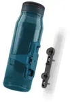 TWIST bottle 700 life set + bike base transparent - blue