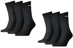 Puma Sportsocken Regular Crew Socken Sport 6-Pack schwarz 3.0 - 35-38 - 35-38