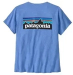 Patagonia Damen T-Shirt P-6 Logo Responsibiliti-Tee Abundant Blue - S - S