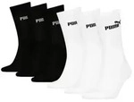 Puma ELEMENTS Sportcrew Socken 6-Pack black/white - 43-46 - 43-46