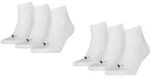 Puma Quarter Socken 6-Pack wei&szlig; 3.0 - 39-42 - 39-42