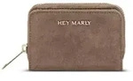 Hey Marly Sleek Petite Suede Geldb&ouml;rse Mocha