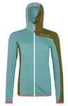Ortovox Damen Fleece Light Grid Hooded ice waterfall - S - S