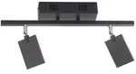 Neuhaus PURE&reg; LED Deckenstrahler PURE Mira, black-pearl, 2-flammig, dimmbar, CCT