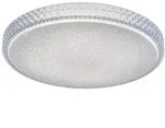 LED-Deckenleuchte, rund, Sternenhimmeloptik, CCT, &Oslash; 60cm, Kristallrand
