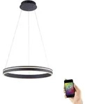 Paul Neuhaus, Q-VITO, LED-Pendelleuchte, anthrazit, &Oslash; 59cm, dimmbar, Smart Home