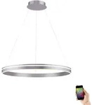 Paul Neuhaus, Q-VITO, LED-Pendelleuchte, &Oslash; 79,4cm, silber, Smart Home