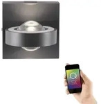 Paul Neuhaus, Q-MIA, LED-Wandleuchte, anthrazit, drehbar, modern, Smart Home