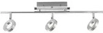 LED-Deckenstrahler, Aluminium, 3 Leuchtk&ouml;pfe, warmwei&szlig;e Lichtfarbe, modern