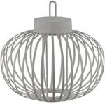 JUST LIGHT Akku Leuchte Gabbia Tisch oder Pendelleuchte, wei&szlig;