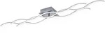 LED-Deckenleuchte, Wellenform, stahl, modern, 3 Lichtb&auml;nder, modern, Wave
