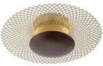 LED Deckenleuchte, rost-gold, indirekt, blendfrei, dimmbar, Memory Funktion