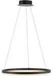 LED Pendelleuchte, anthrazit, runde Form, dimmbar, Memory Funktion, modern