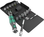 Wera 8009 Zyklop Pocket Set 3 Knarre mit integriertem Bit-Magazin, 27-teilig