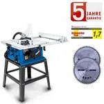Scheppach Tischkreiss&auml;ge HS105 2000W Schnitth&ouml;he 75mm +Untergestell, 2.S&auml;geblatt