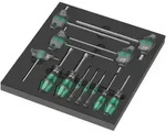 Wera 9713 Schaumstoffeinlage Hex Schraubendreher Set 1, 12-teilig