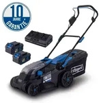 Scheppach Akku Rasenm&auml;her BC-MP380-X 20V-IXES 38cm 2x4,0Ah...