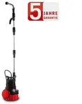 Scheppach Regenfasspumpe RBP350, 350 W, 5500 L/h Tauchpumpe mit Schmutzfilter