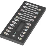 Wera 9723 Schaumstoffeinlage Zyklop B 3/8" Bitnuss Set 1, 22-teilig