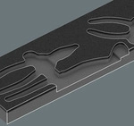 Wera 9780 Schaumstoffeinlage KNIPEX Zangen Set 1, 3-teilig