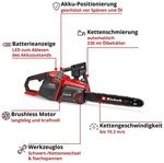 Einhell GP-LC 36/40 Li BL-Solo Akku-Kettens&auml;ge Power X-Change Brushless 40 cm