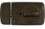 ABUS 7010A Braun T&uuml;r-Zusatzschloss Alarmfunktion inkl 3x Schl&uuml;ssel und Batterien
