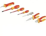 Bosch VDE Werkzeugset 7tlg. Schraubendreher Spitzzange Seidentschneider Messer