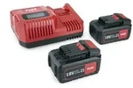 Flex Akku-Starter Set Power 55 R : 2 Akkus AP 18.0/5.0 und Ladeger&auml;t CA 10.8/18.0