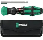 Wera Kraftform Kompakt 28 RA-R Ratschenschraubendreher 6-tlg mit Tasche und Bits