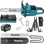 Makita 40V Akku Kettens&auml;ge UC012GT103 & 1x 5,0Ah Akku/40VLadeger&auml;t & Leatherman