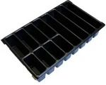 Sortimo Kleinteileeinsatz Sortimentseinlage mit 12 Mulden f&uuml;r XL-Boxx