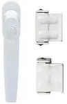 Abus Fenstersicherheit Set Fenstergriff FG50 & Zusatzsicherung SW1 wei&szlig; 3 tlg.