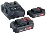Flex Akku-Starter Set Power Set 22 Q, 2 Akkus 18 V 2,5Ah AP 18.0/2.5 + Ladeger&auml;t