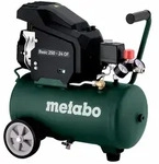 Metabo Kompressor Basic 250-24 OF &ouml;lfrei 8 bar 24 Liter 1,5 kW mobil Werkstatt