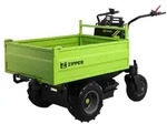 Zipper Akku-Rad-Dumper ZI-ED600 48V 600kg Traglast 220 L Inkl. Starter-Set